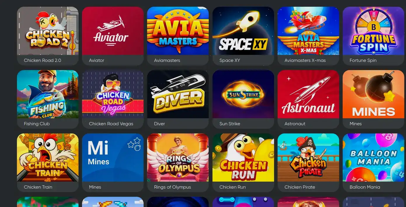 интерфейс казино Лаки Берд с живыми слотами